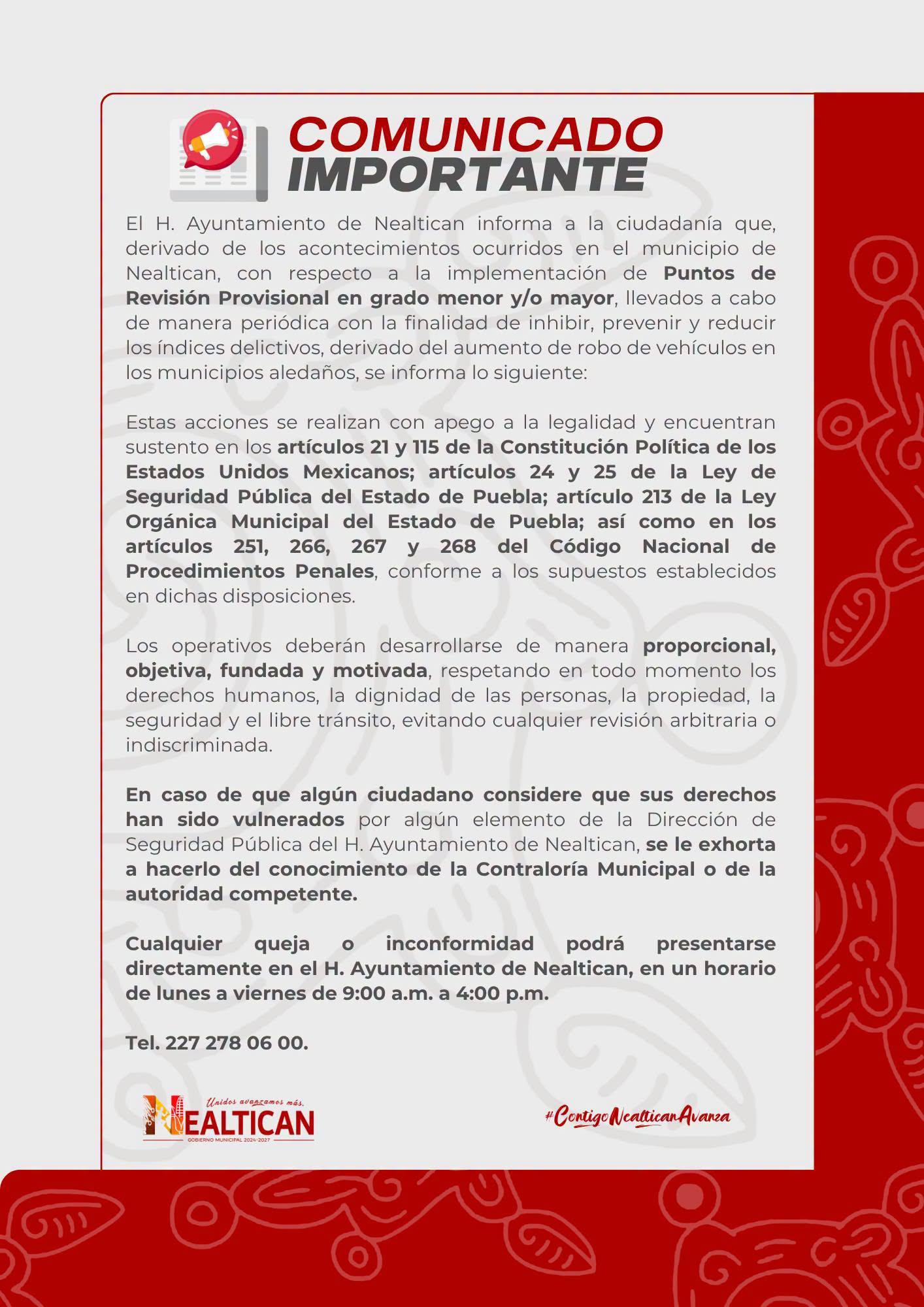 📢 Comunicado oficial: